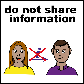 do not share information do not share information